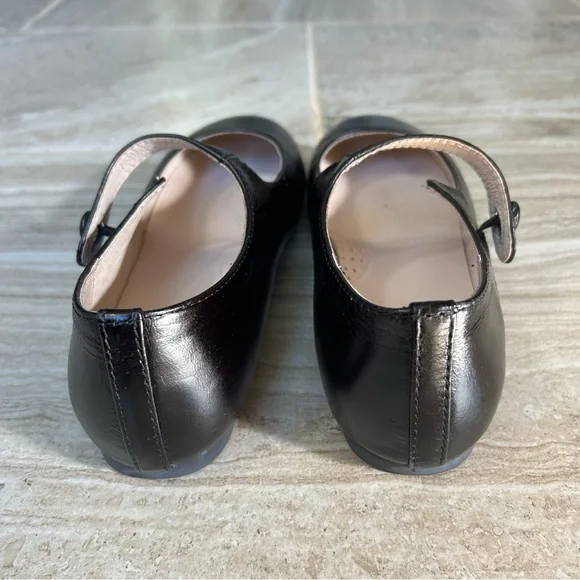 Camille Kids Black Leather Mary Janes, Size 36 EU, 4 US - Picture 6 of 11